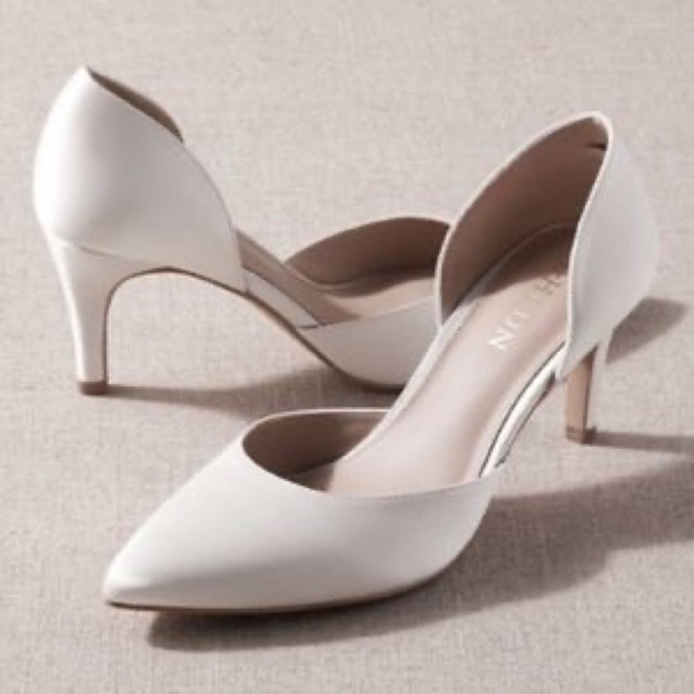 BHLDN Cressida heels Ivory size 9